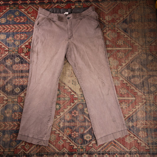 Wrangler W36 L29 Straight Leg Regular Fit Grey Denim Jeans