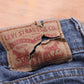 Levi's 721 Red Tab W26 L28 Skinny Blue Denim Jeans