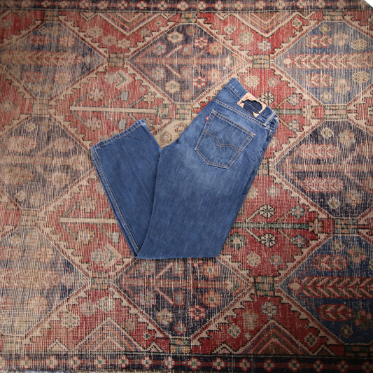 Levi's W32 L28 Straight Leg Blue Denim Jeans