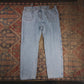 Wrangler W40 L30 Straight Leg Relaxed Fit Blue Denim Jeans