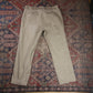 Lee W36 L27 Straight Leg Regular Fit Beige Denim Trousers