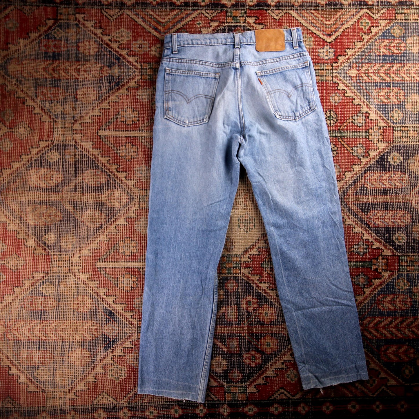 Levi's Orange Tab W30 L29 Straight Blue Denim Jeans