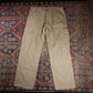 Wrangler W34 L31 Cargo Brown Cotton Blend Trousers