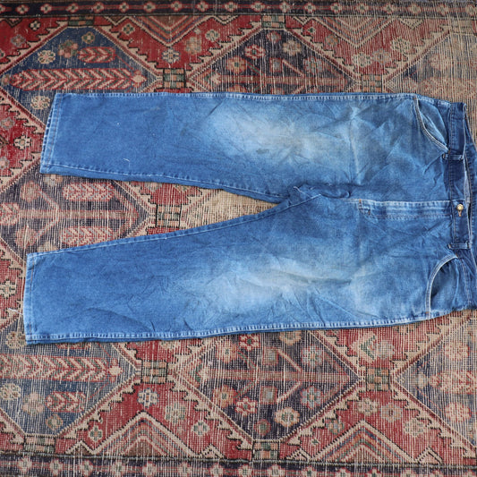 Wrangler W42 L29 Straight Leg Blue Denim Jeans
