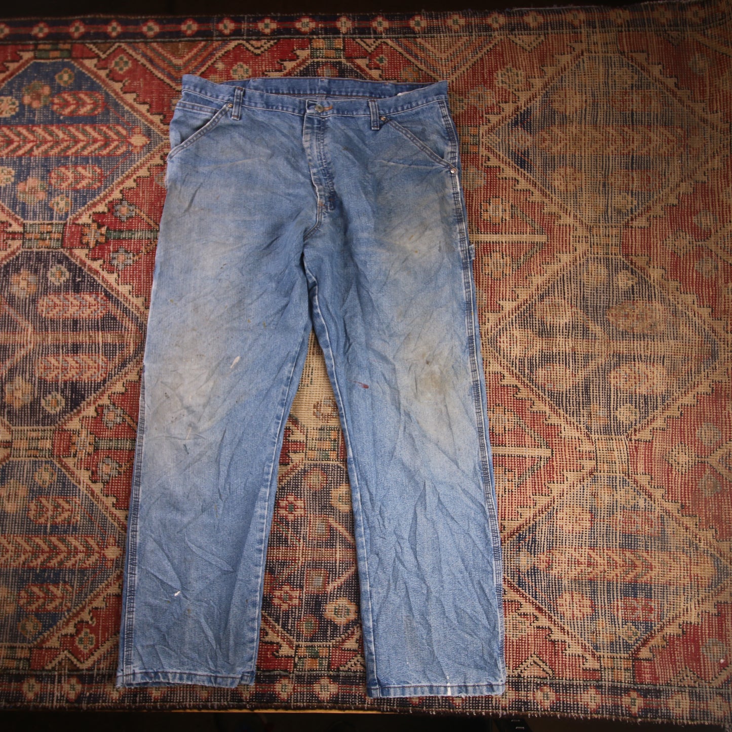 Wrangler W38 L29 Carpenter Blue Denim Jeans