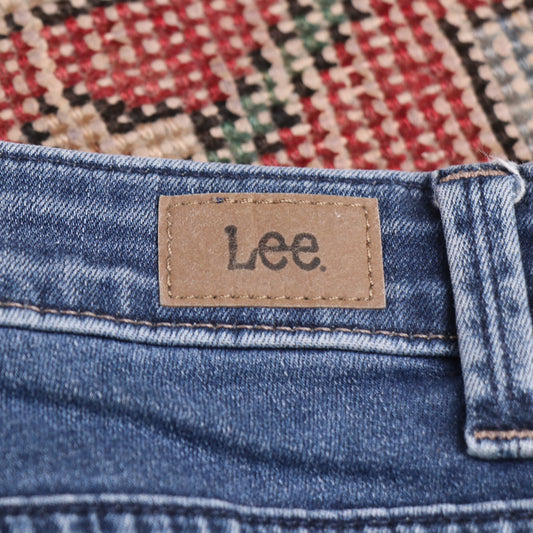 Lee W36 L28 Tapered Leg Relaxed Fit Blue Denim Jeans