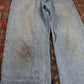 Wrangler W33 L29 Straight Leg Relaxed Fit Blue Denim Jeans