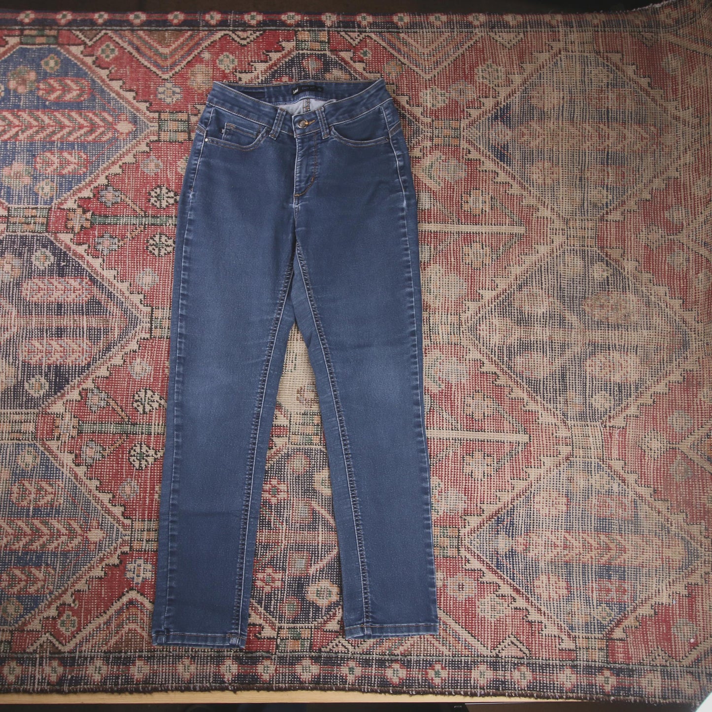 Lee W28 L27 Skinny Blue Denim Jeans