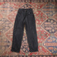 Levi's W22 L25 Tapered Leg Relaxed Fit Black Denim Jeans