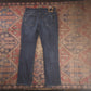 Levi's W36 L30 Straight Leg Classic Ripped Style Blue Denim Jeans