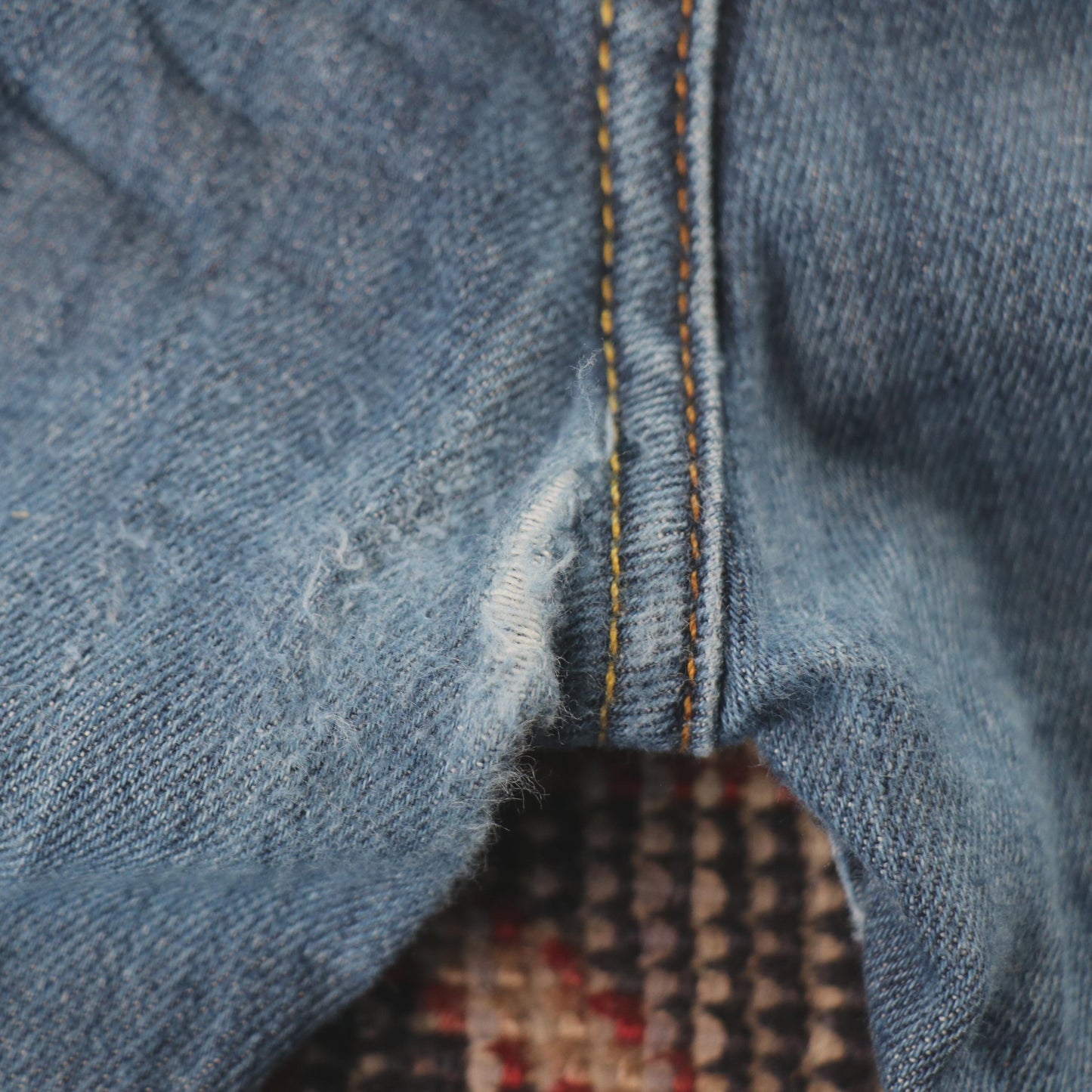 Levi's 506 Red Tab W30 L28 Straight Leg Blue Denim Jeans