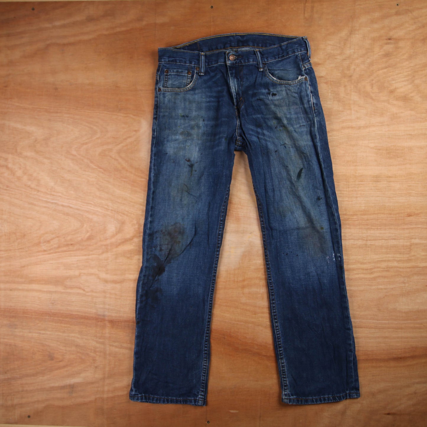 Levi's Red Tab W32 L29 Relaxed Straight Blue Denim Jeans