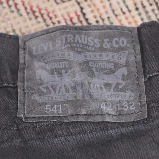 Levi's 541 W40 L30 Tapered Leg Black Denim Jeans