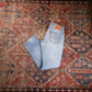 Levi's 504 W32 L31 Straight Leg Regular Fit Classic Ripped Style Blue Denim Jean