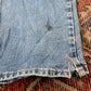 Wrangler W36 L32 Straight Leg Relaxed Fit Blue Denim Jeans