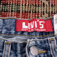 Levi's 514 W24 L25 Straight Leg Classic Ripped Style Blue Denim Jeans