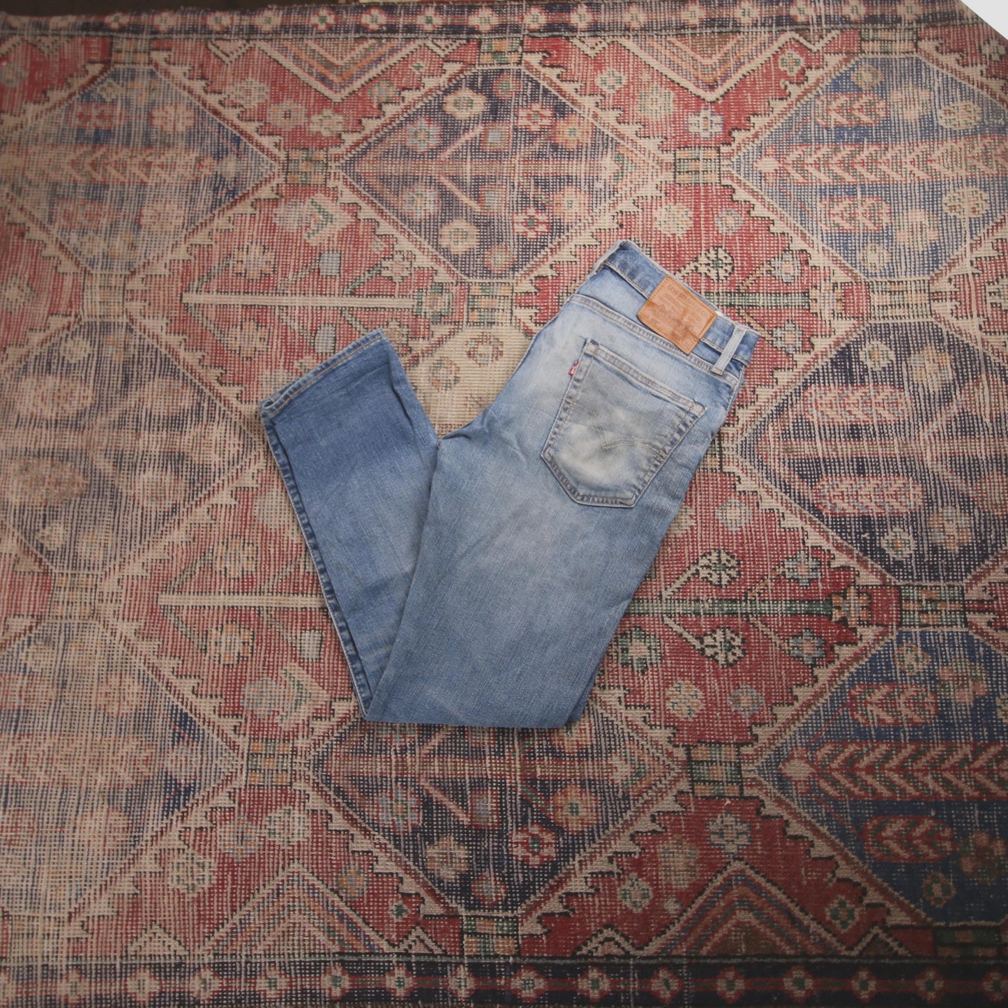 Levi's 502 W32 L30 Tapered Leg Regular Fit Blue Denim Jeans