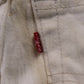 Levi's 531 Red Tab W24 L25 Relaxed Fit White Denim Jeans