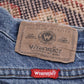 Wrangler W30 L29 Straight Leg Relaxed Fit Blue Denim Jeans