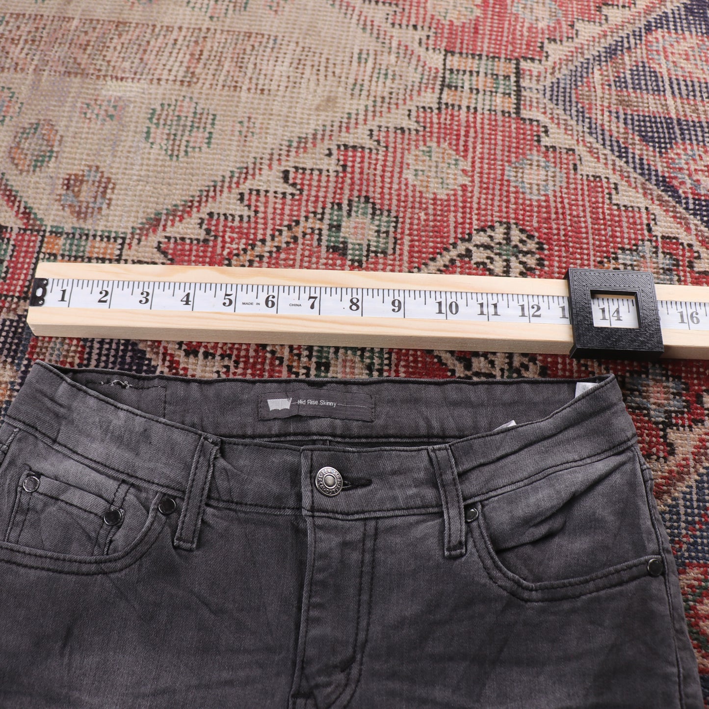 Levi's 511 W28 L30 Slim Fit Grey Denim Jeans
