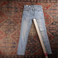 Levi's 511 Red Tab W28 L30 Slim Fit Blue Denim Jeans