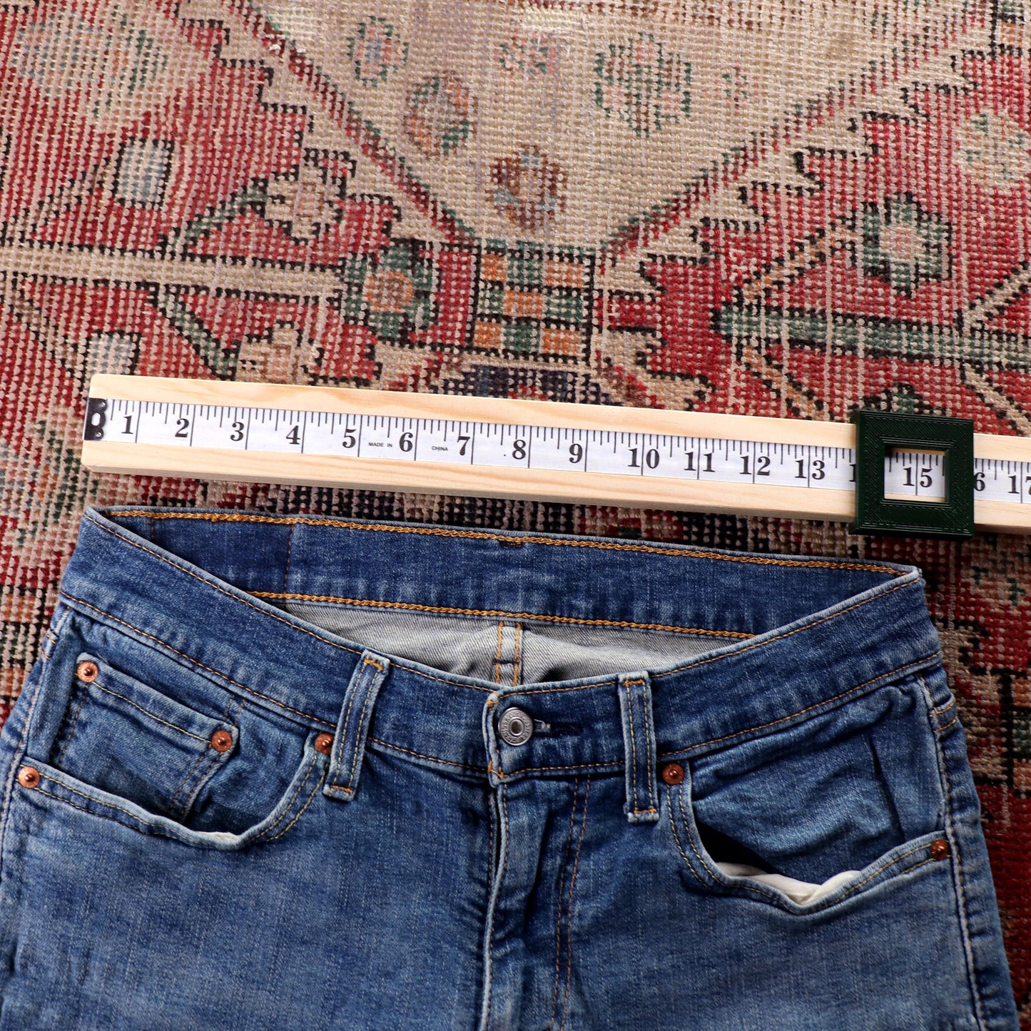 Levi's 581 Red Tab W30 L29 Skinny Blue Denim Jeans