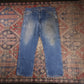 Dickies W36 L28 Straight Leg Blue Denim Jeans