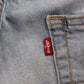 Levi's 501 Red Tab W36 L27 Original Fit Classic Ripped Style Blue Denim Jeans