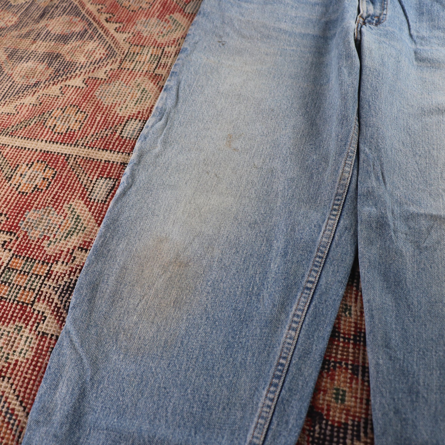 Levi's 550 Red Tab W36 L31 Tapered Leg Relaxed Fit Blue Denim Jeans
