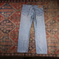 Levi's 505 W34 L29 Straight Leg Regular Fit Blue Denim Jeans