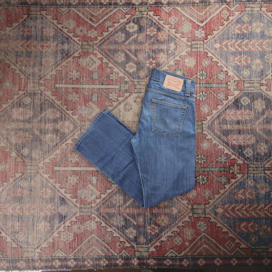 Levi's 506 Red Tab W30 L28 Straight Leg Blue Denim Jeans