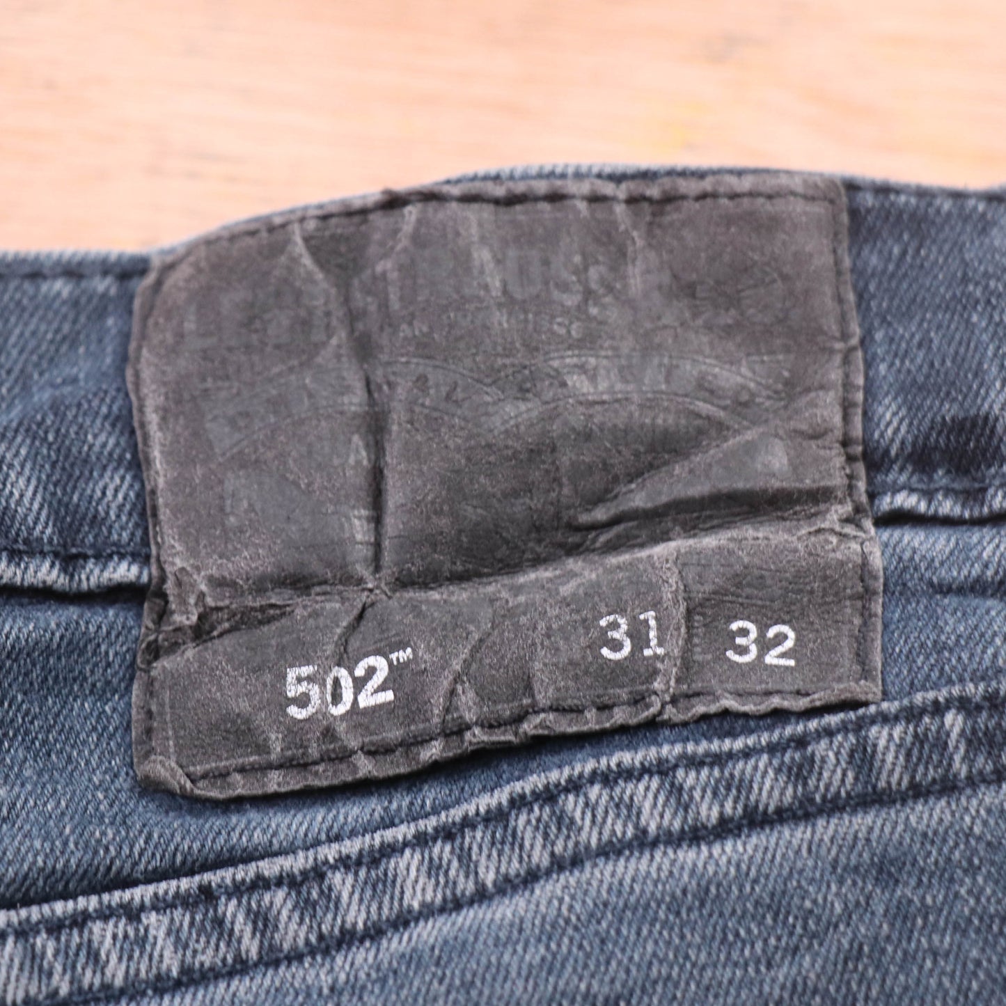 Levi's 502 Red Tab W30 L29 Tapered Leg Regular Fit Blue Denim Jeans