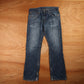 Levi's 527 Red Tab W30 L30 Bootcut Blue Denim Jeans