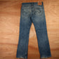 Levi's 327 Red Tab W32 L33 Bootcut Blue Denim Jeans