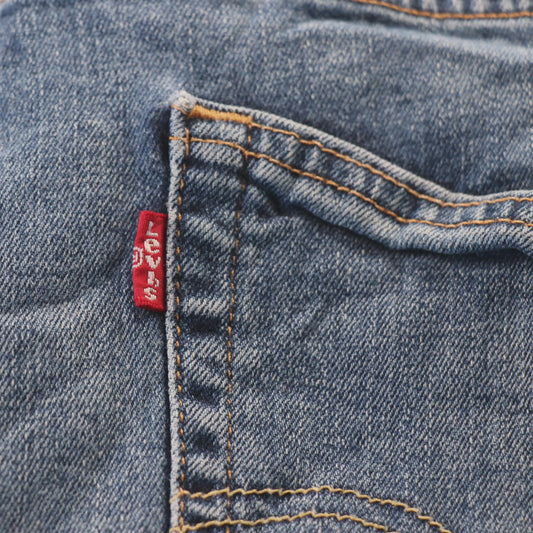 Levi's W38 L28 Straight Leg Blue Denim Jeans
