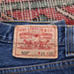Levi's 505 W30 L35 Straight Leg Regular Fit Blue Denim Jeans