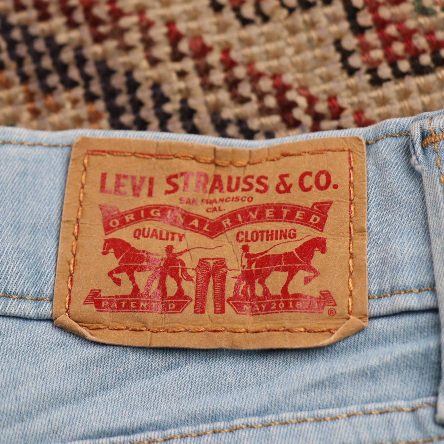 Levi's 710 W26 L26 Skinny Blue Denim Jeans