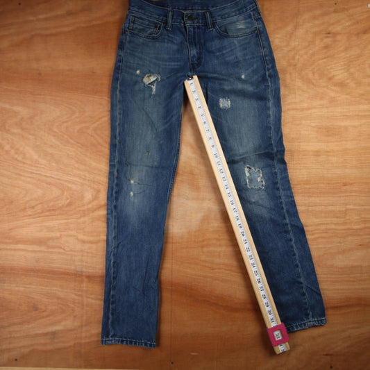 Levi's 511 Red Tab W32 L33 Slim Fit Blue Denim Jeans