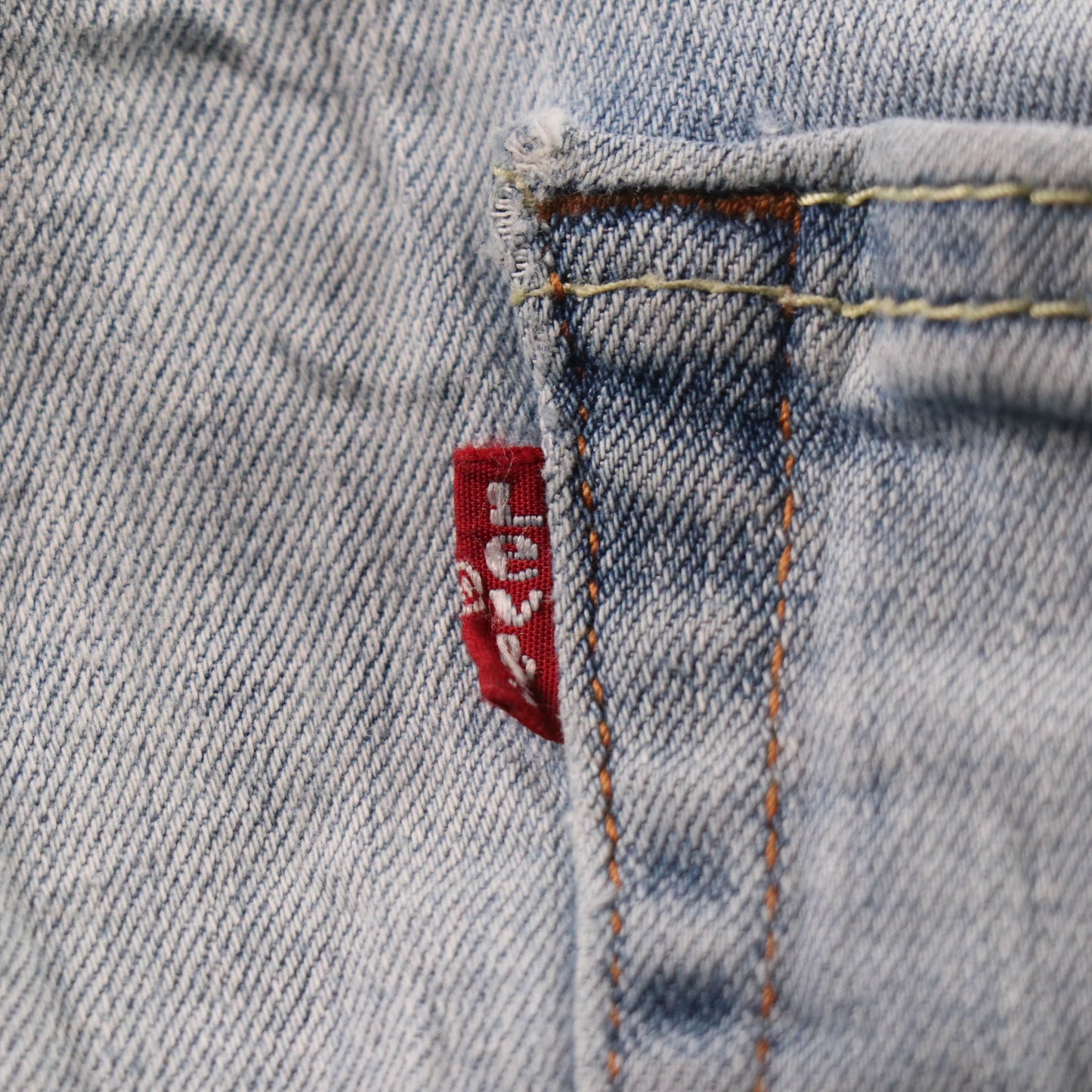 Levi's 505 Red Tab W32 L27 Straight Leg Regular Fit Blue Denim Jeans