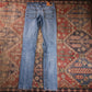 Levi's 511 W30 L34 Slim Fit Classic Ripped Style Blue Denim Jeans