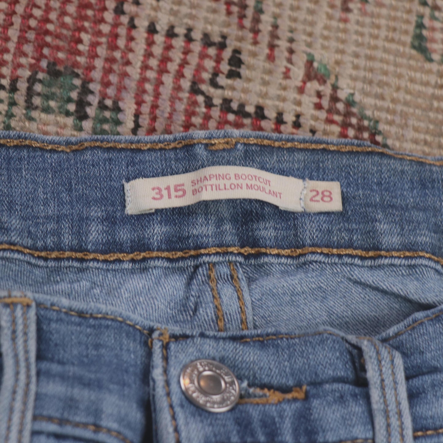Levi's 315 W30 L30 Flared Blue Denim Jeans
