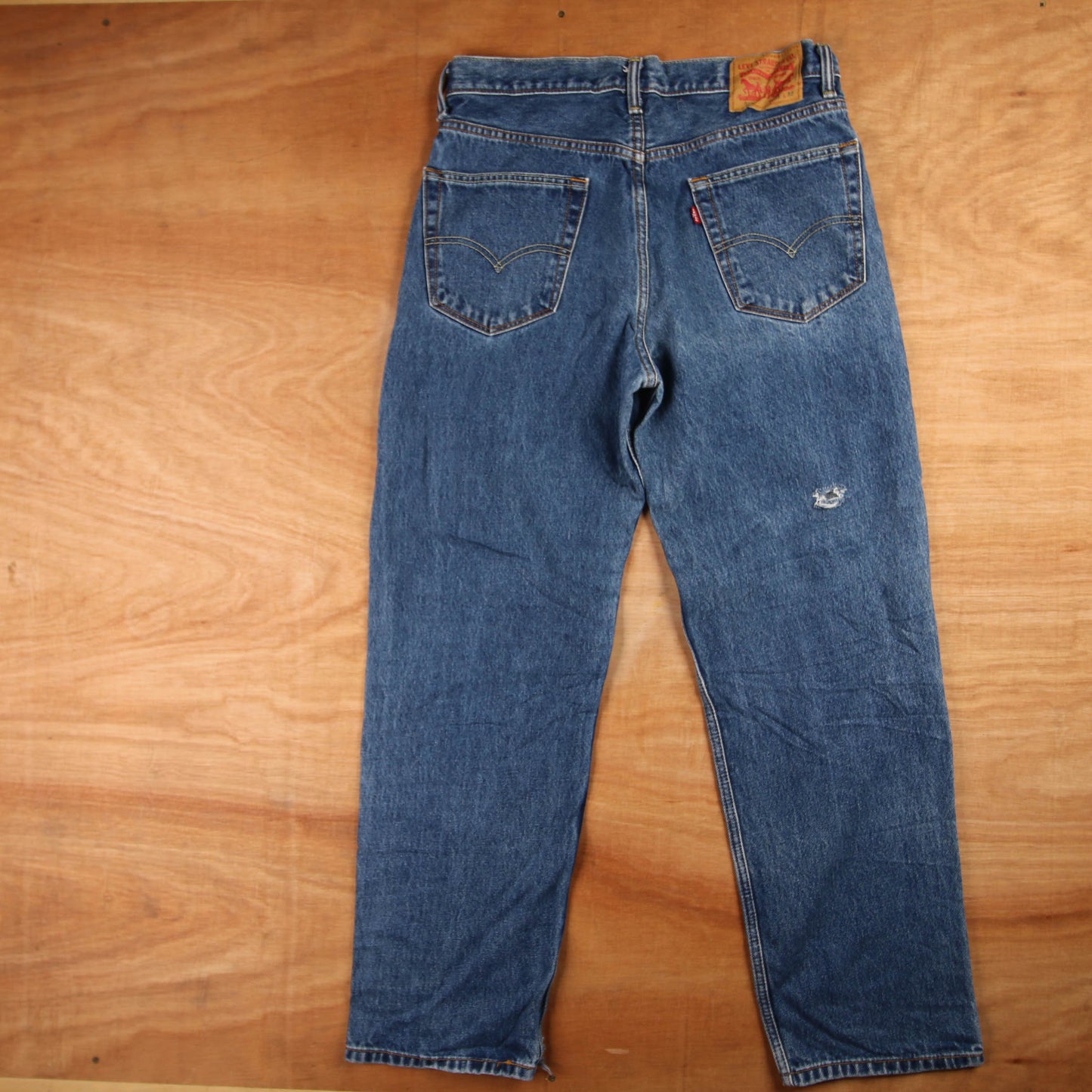 Levi's 501 Red Tab W32 L30 Original Fit Blue Denim Jeans