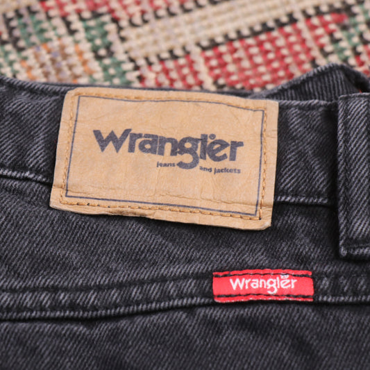 Wrangler W28 L26 Skinny Classic Ripped Style Black Denim Jeans