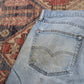 Levi's 569 W36 L30 Straight Leg Loose Fit Classic Ripped Style Blue Denim Jeans