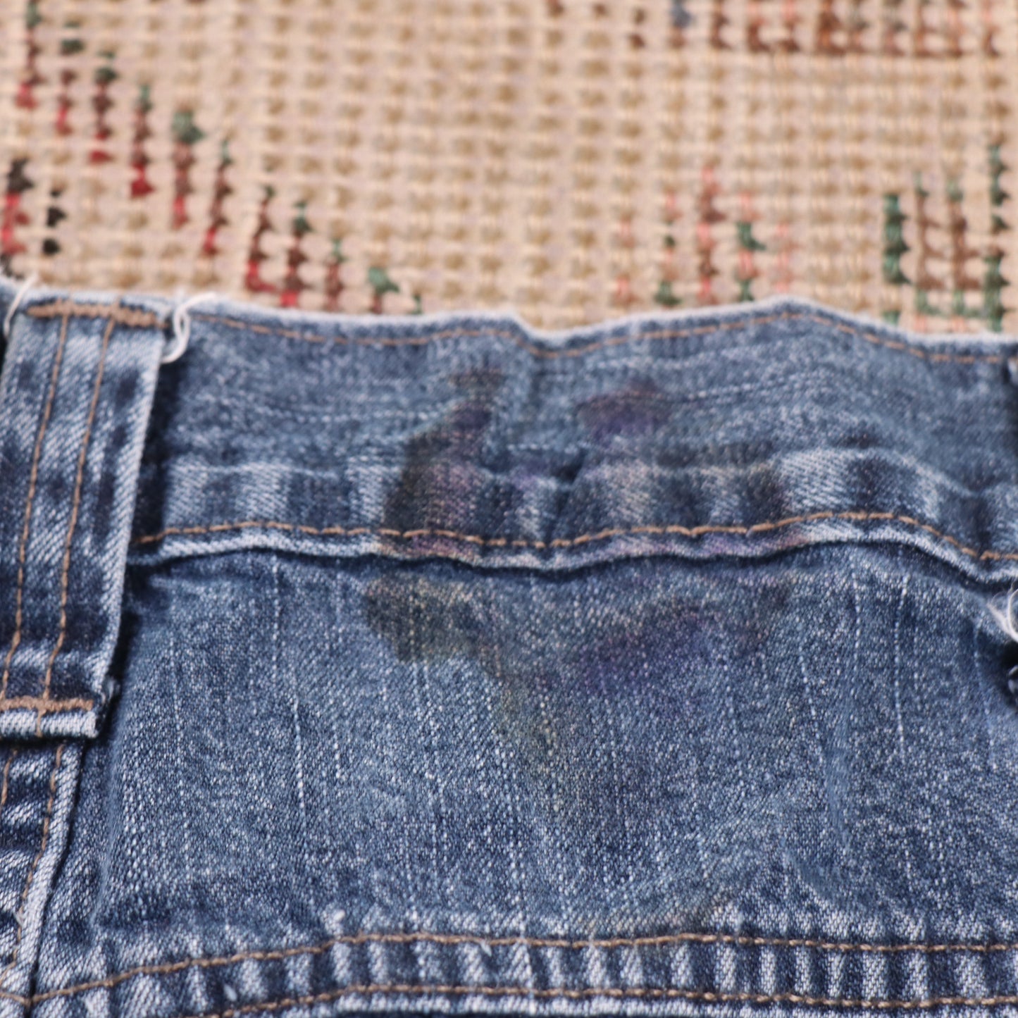 Lee W42 L29 Cargo Blue Denim Jeans