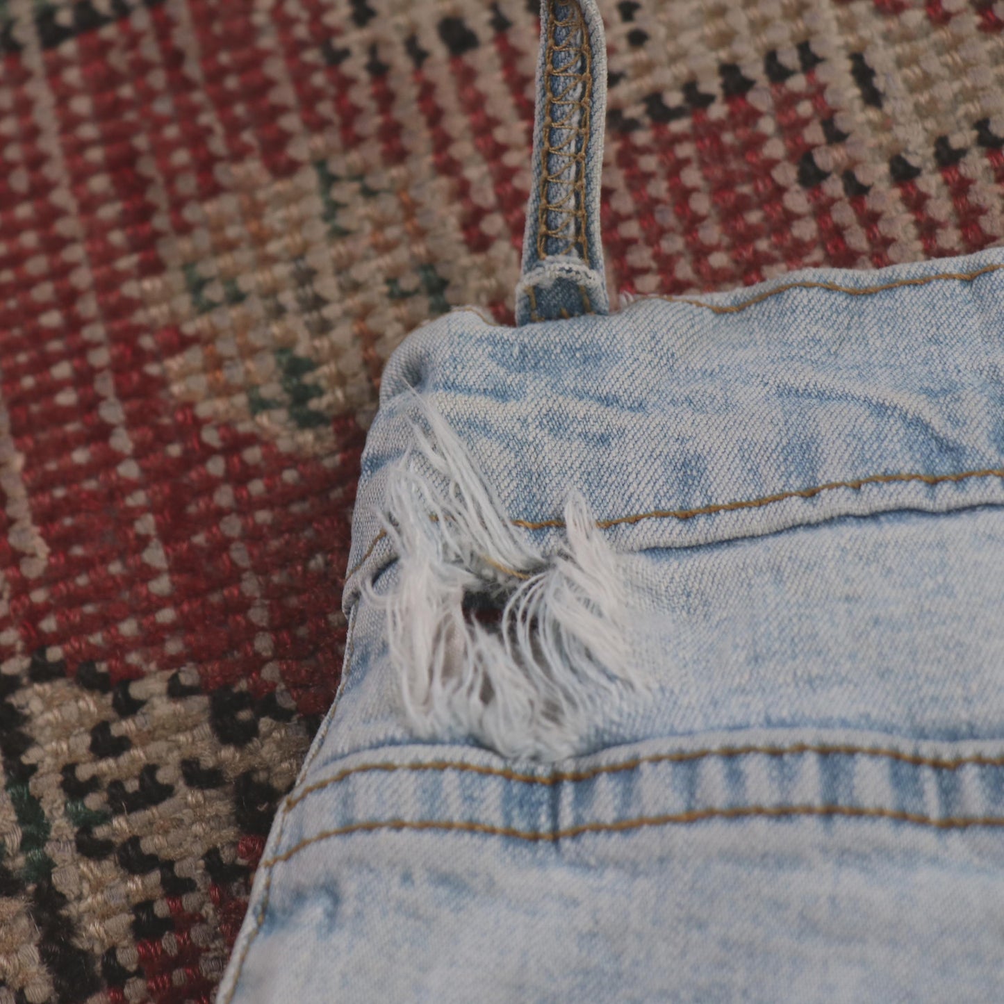 Levi's W34 L32 Straight Leg Loose Fit Blue Denim Jeans