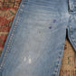 Wrangler W28 L33 Straight Leg Blue Denim Jeans