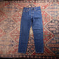 Levi's W28 L27 Tapered Leg Blue Denim Jeans