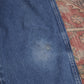 Unbranded W40 L30 Straight Leg Relaxed Fit Blue Denim Jeans