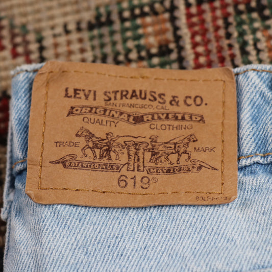 Levi's Orange Tab W30 L26 Tapered Leg Loose Fit Blue Denim Jeans